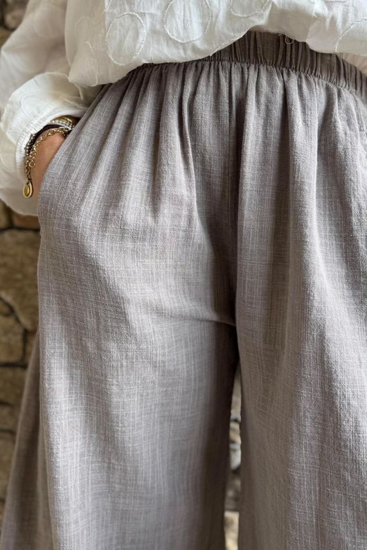 Frame Cotton Vintage Wash Barrel Pant Earth